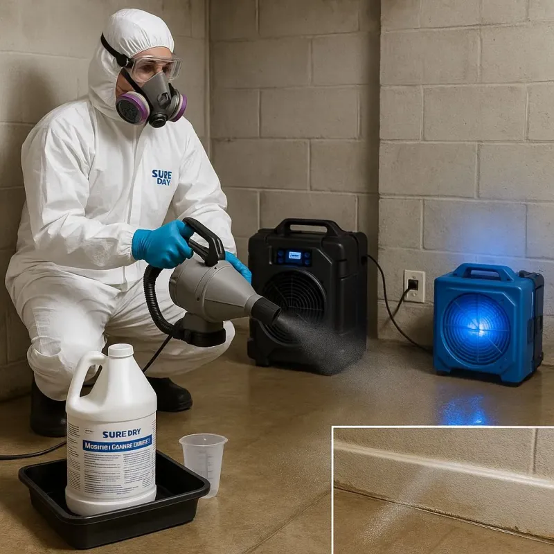 Sanitization and Odor Removal process in Portage, PA