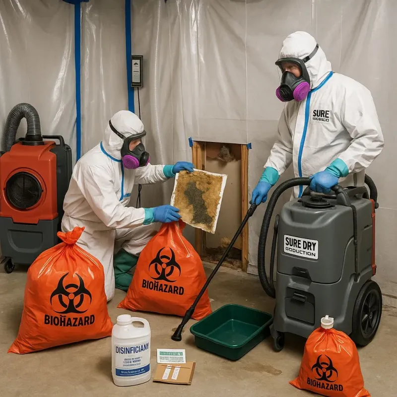 Contaminated Water Handling Protocols process in Portage, PA