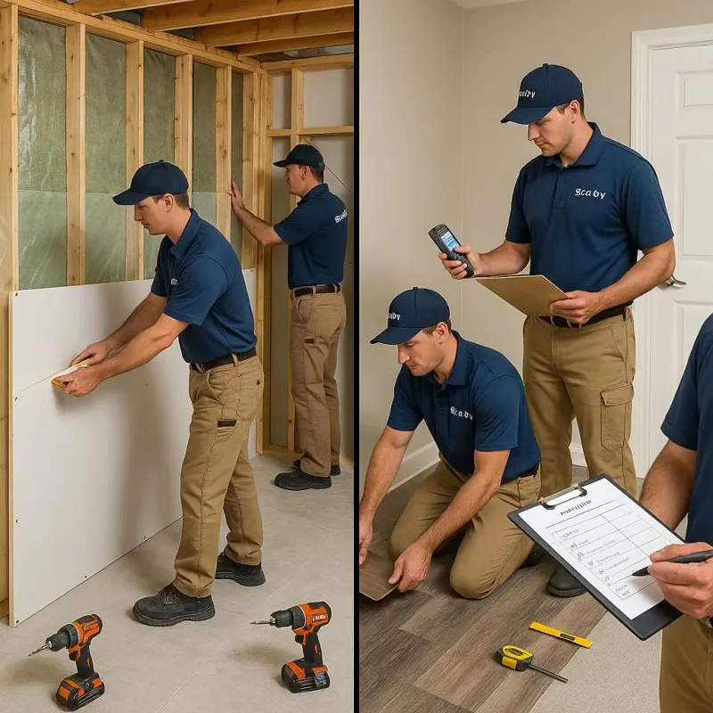 Repairs and Reconstruction process in Portage, PA